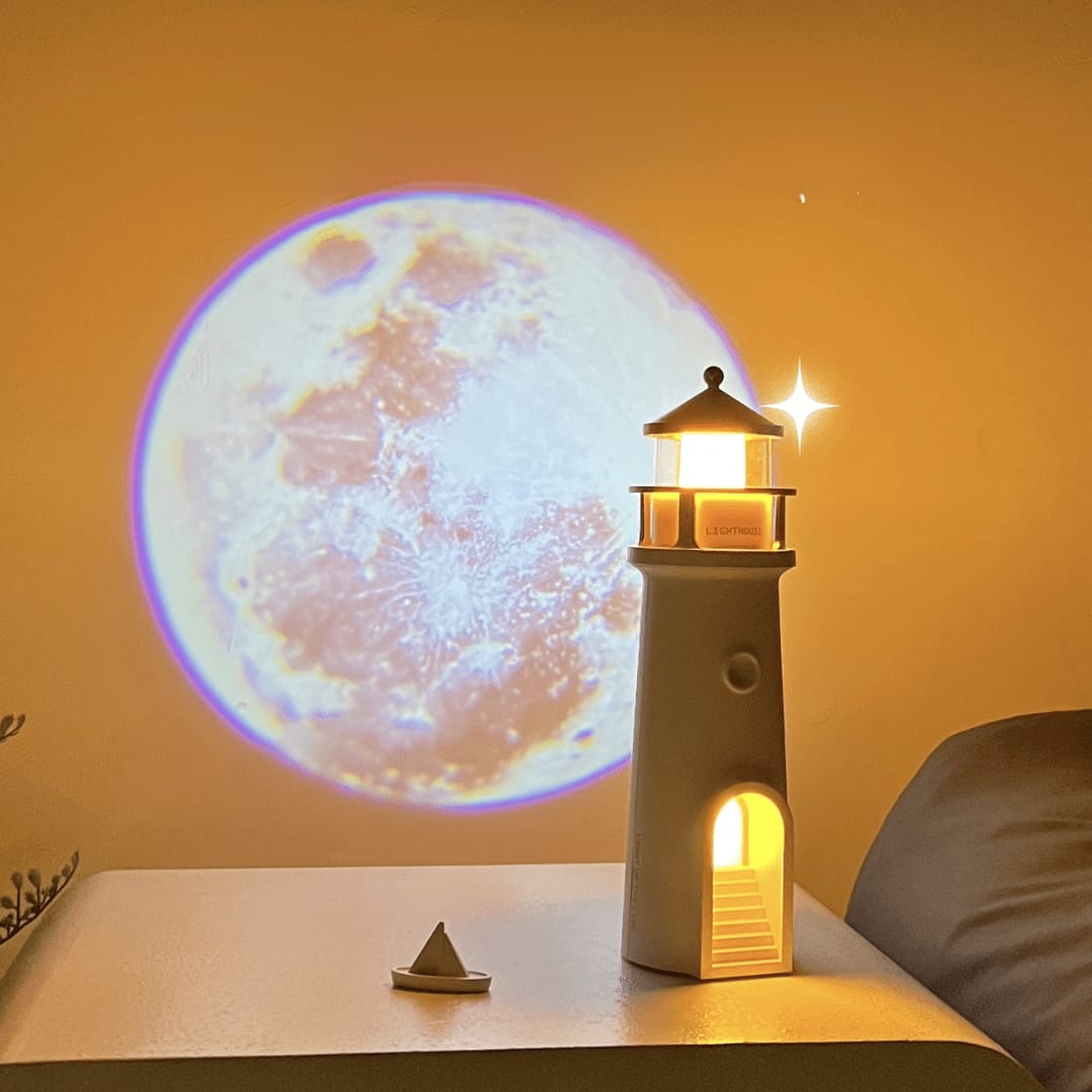 4-in-1 Rechargeable Moon light house