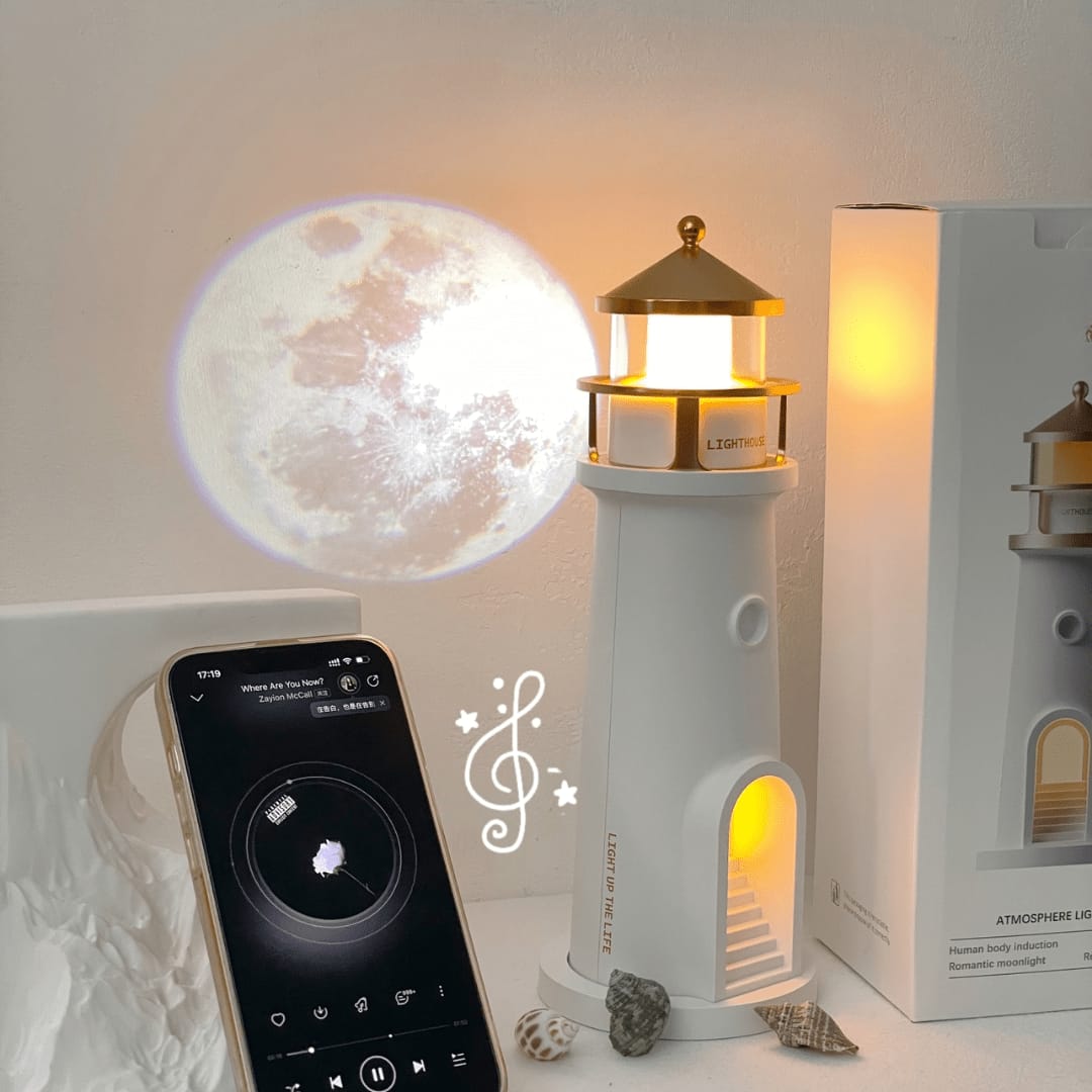 4-in-1 Rechargeable Moon light house