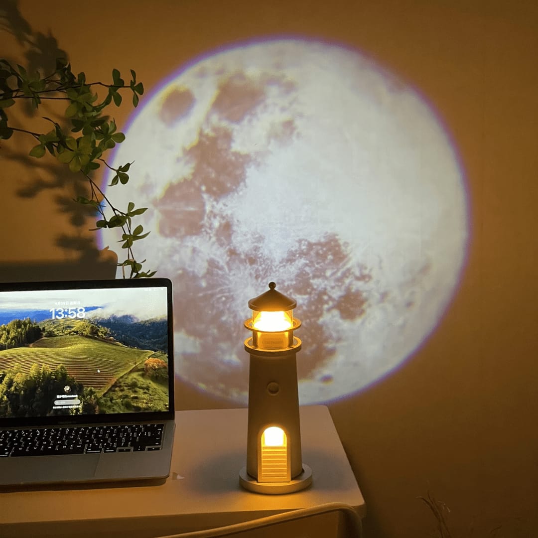 4-in-1 Rechargeable Moon light house